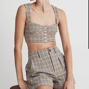 Madewell, shorts,  Size 2, Gingham Seersucker